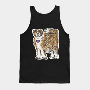 Brandy St Bernard Dog, mountain rescue Dog Tank Top